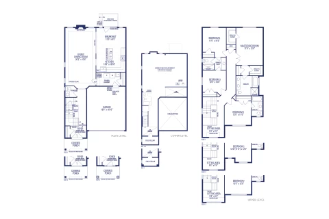 Bentley 3 Elev. 3 Floorplan Thumbnail