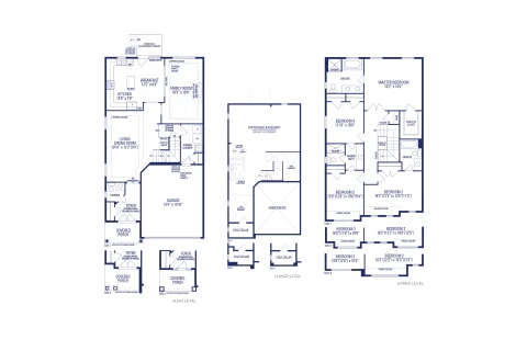 Bentley 4 Elev. 3 Floorplan Thumbnail