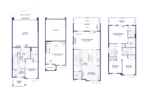 Encore 1E Elev. 3 Floorplan Thumbnail
