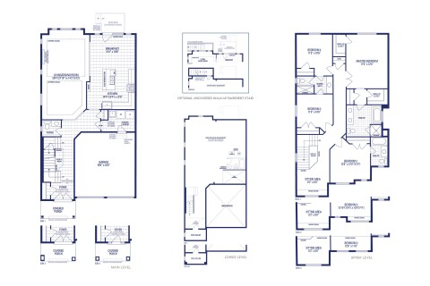 Preston 3 Elev. 1 Floorplan Thumbnail