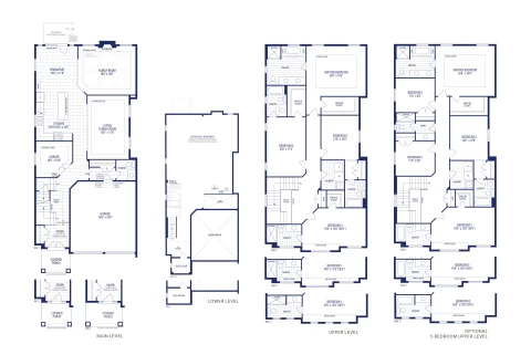 Seville 4 Elev. 1 Floorplan Thumbnail