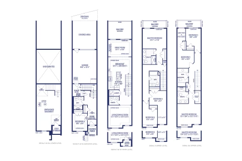 Siena 5A Elev. 2 Floorplan Thumbnail