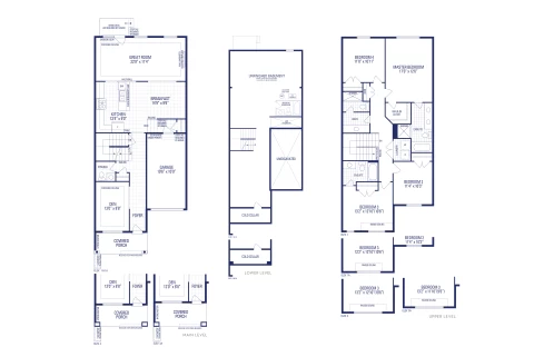 Sierra 4 Elev. 1A Floorplan Thumbnail