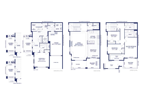 Verona 12 Elev. 1 Floorplan Thumbnail