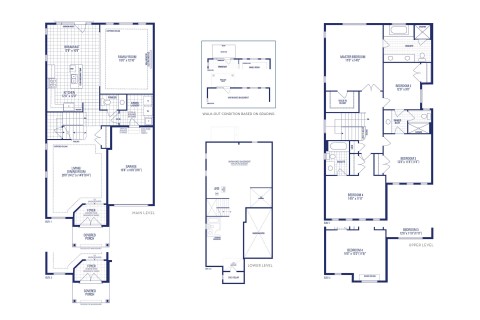 Willowglen 1 Elev. 1 Floorplan Thumbnail