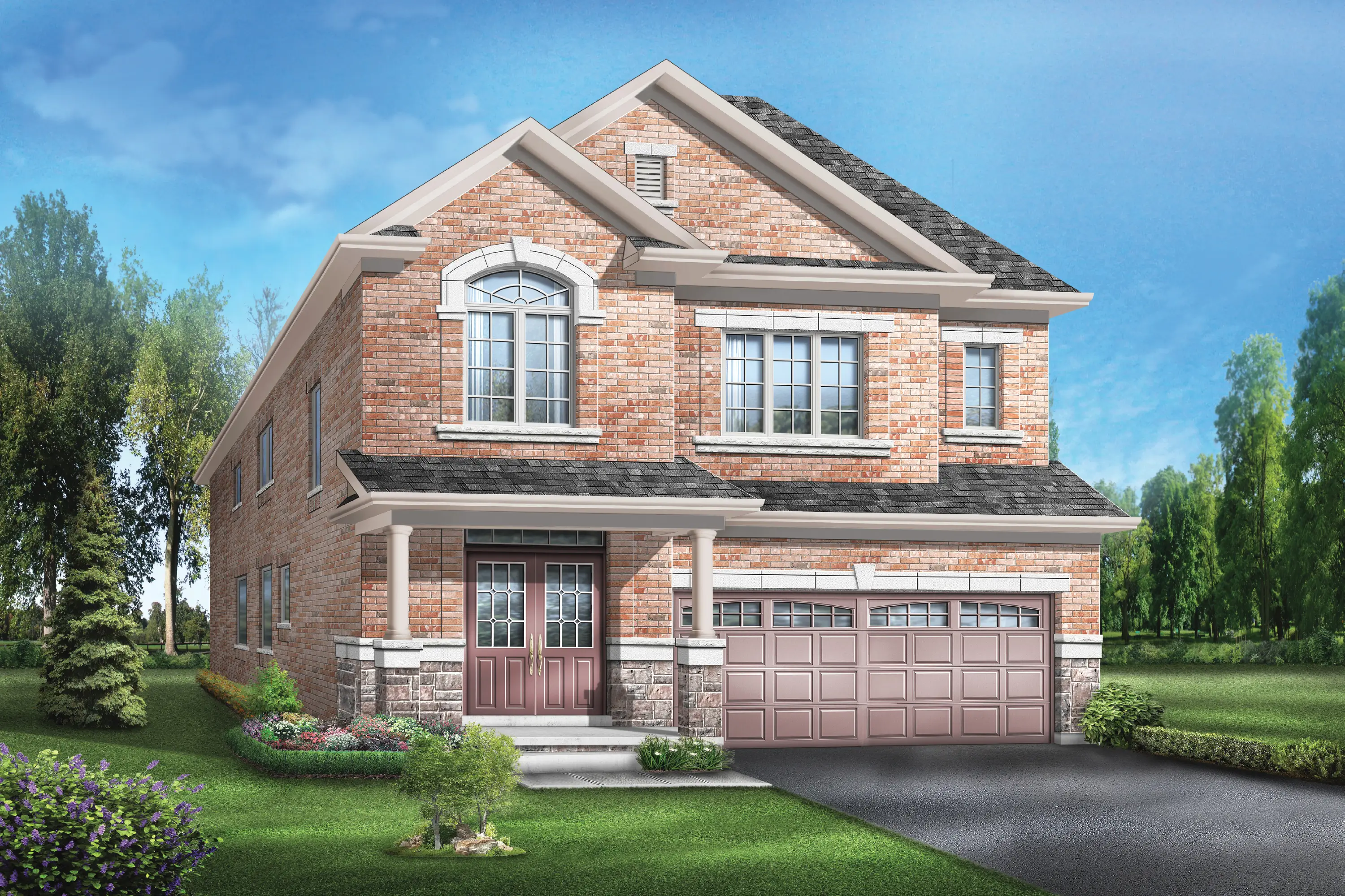 Bentley 3 Elev. 1 Rendering