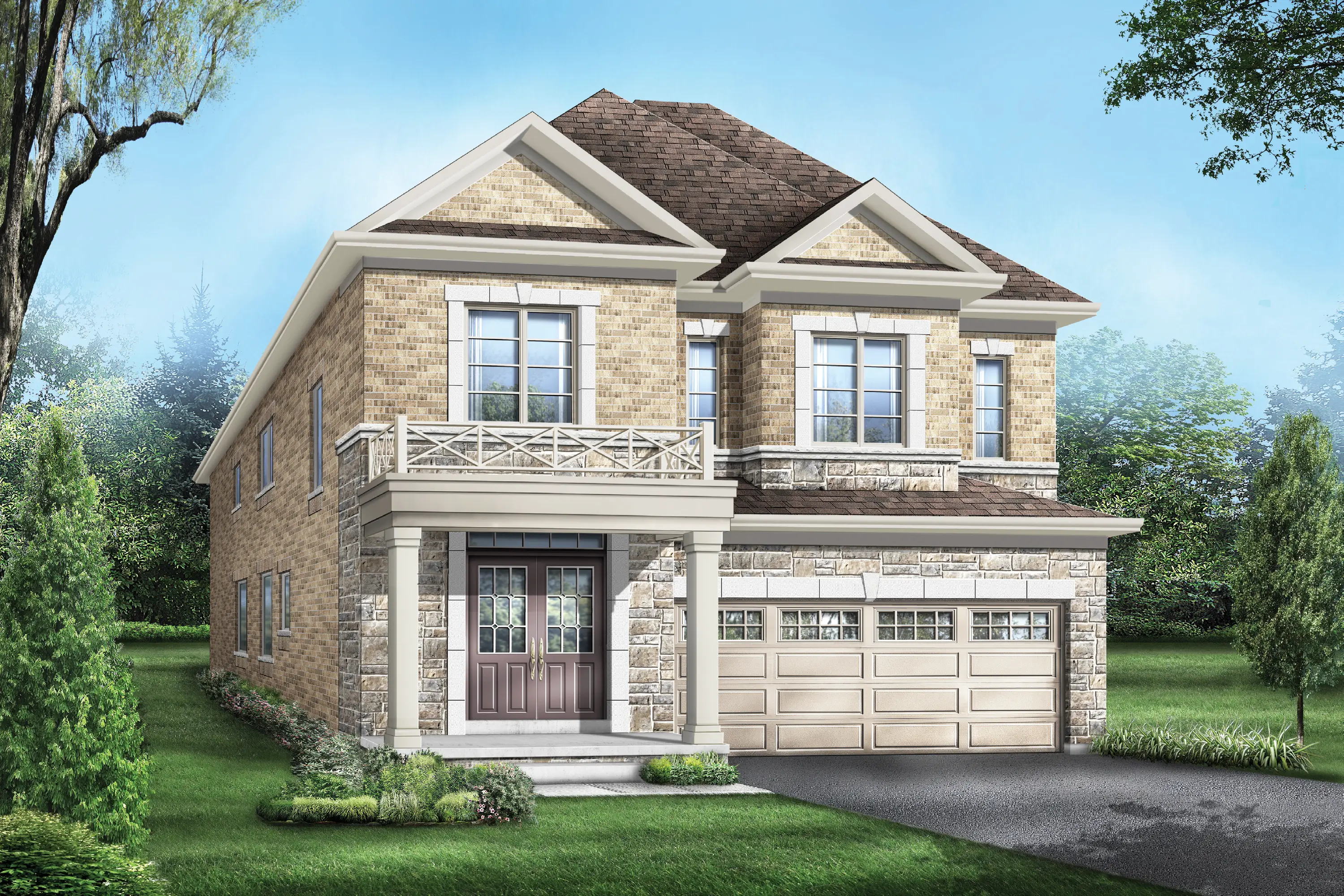 Bentley 3 Elev. 2 Rendering