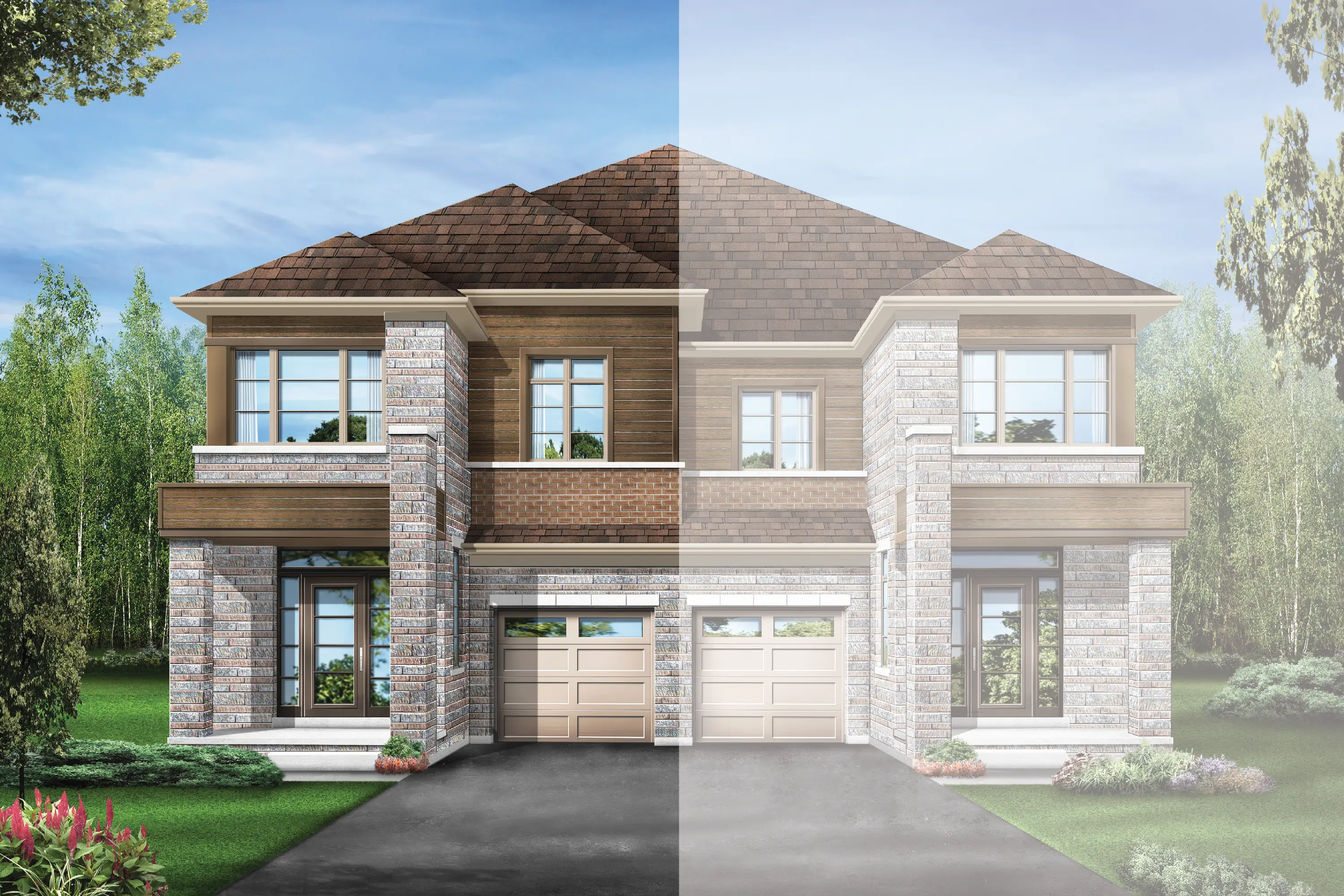 Lotus 3 Elev. 3A Rendering