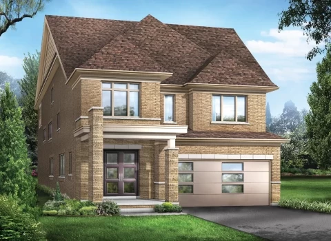 Bentley 8 (Optional 10’ Main Level Ceiling) Elev. 2 Rendering Thumbnail