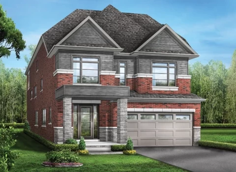 Bentley 8 (Optional 10’ Main Level Ceiling) Elev. 3 Rendering Thumbnail