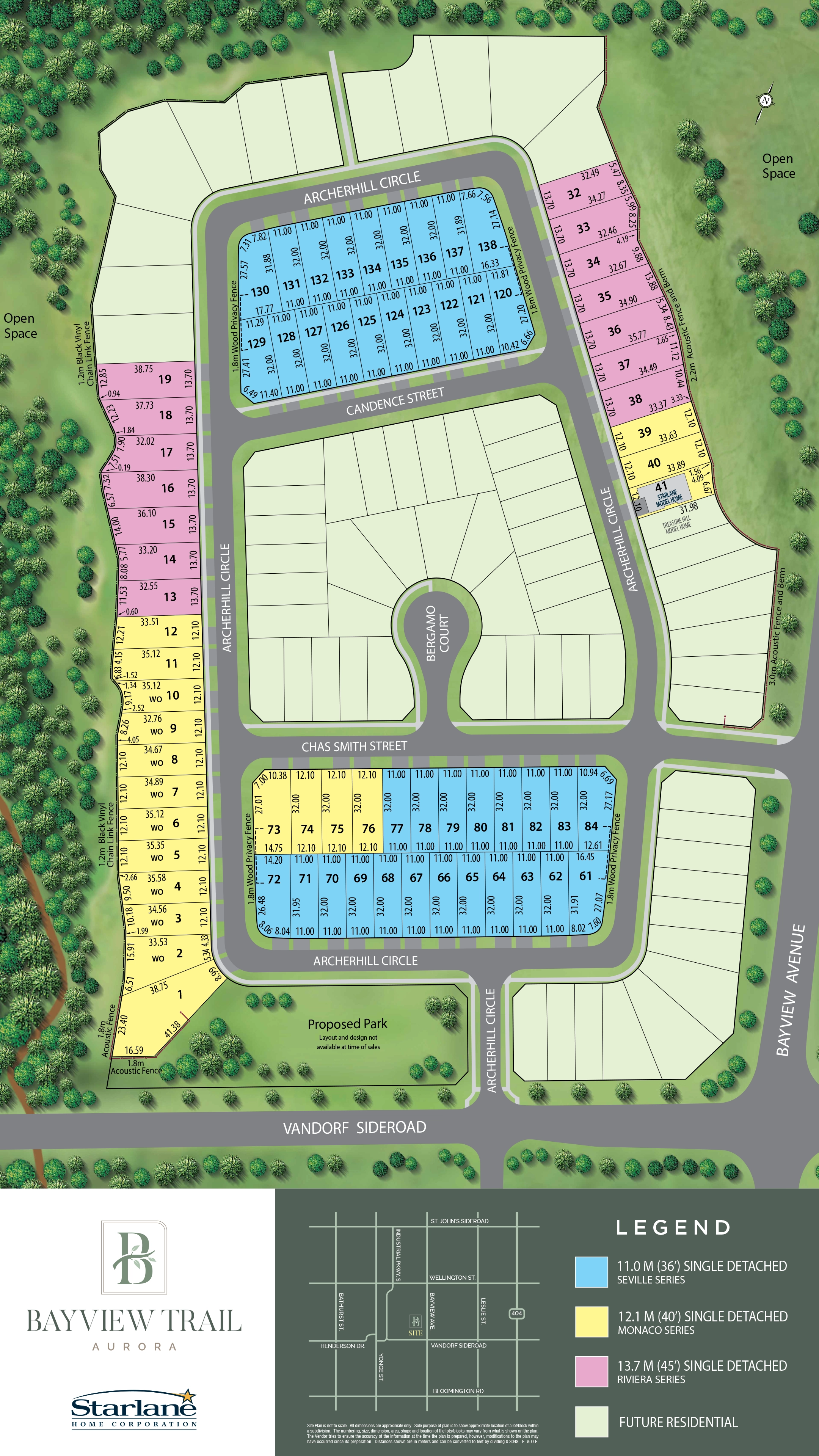 Bayview Trail Site Plan