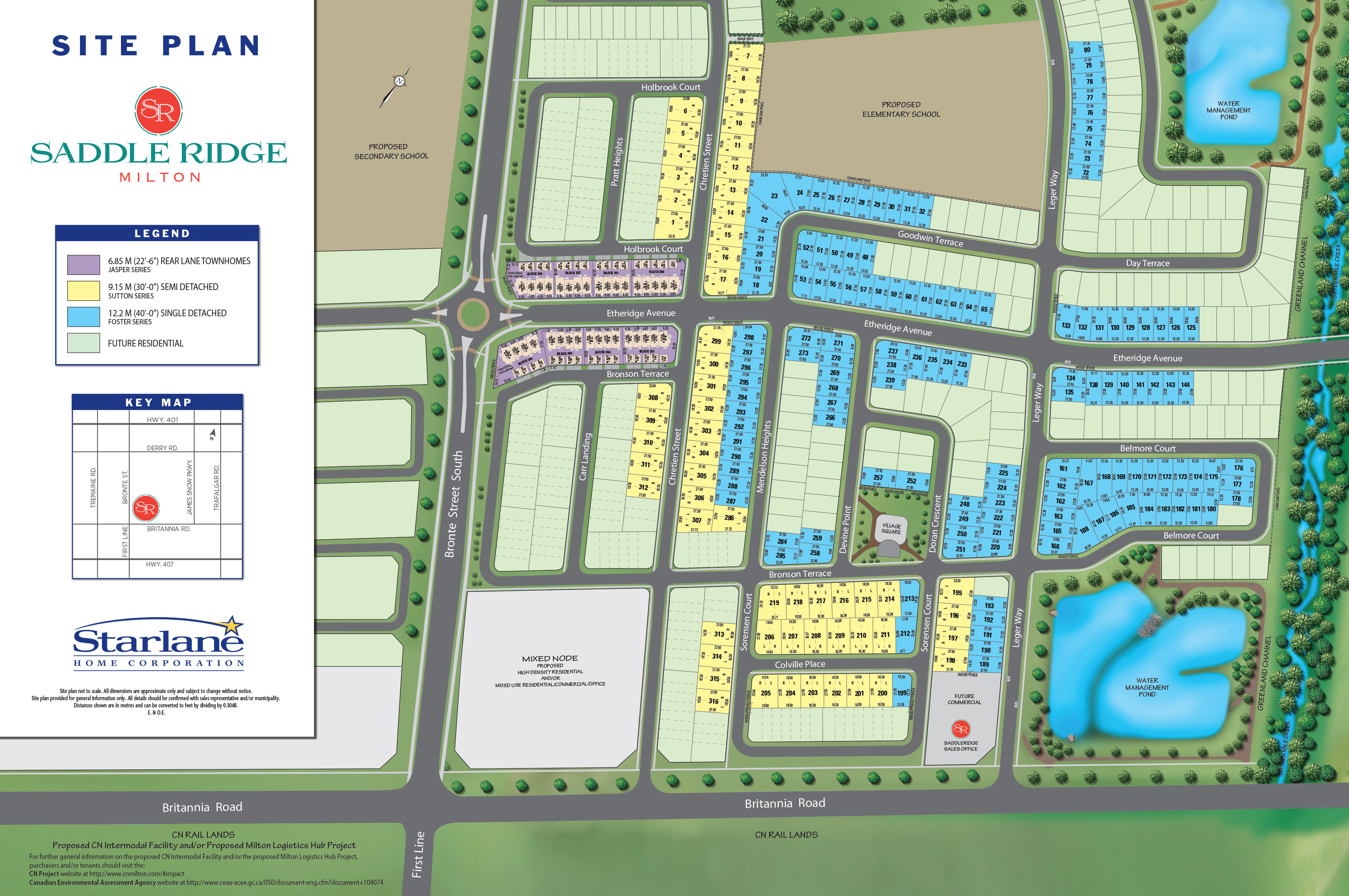 Saddle Ridge Site Plan