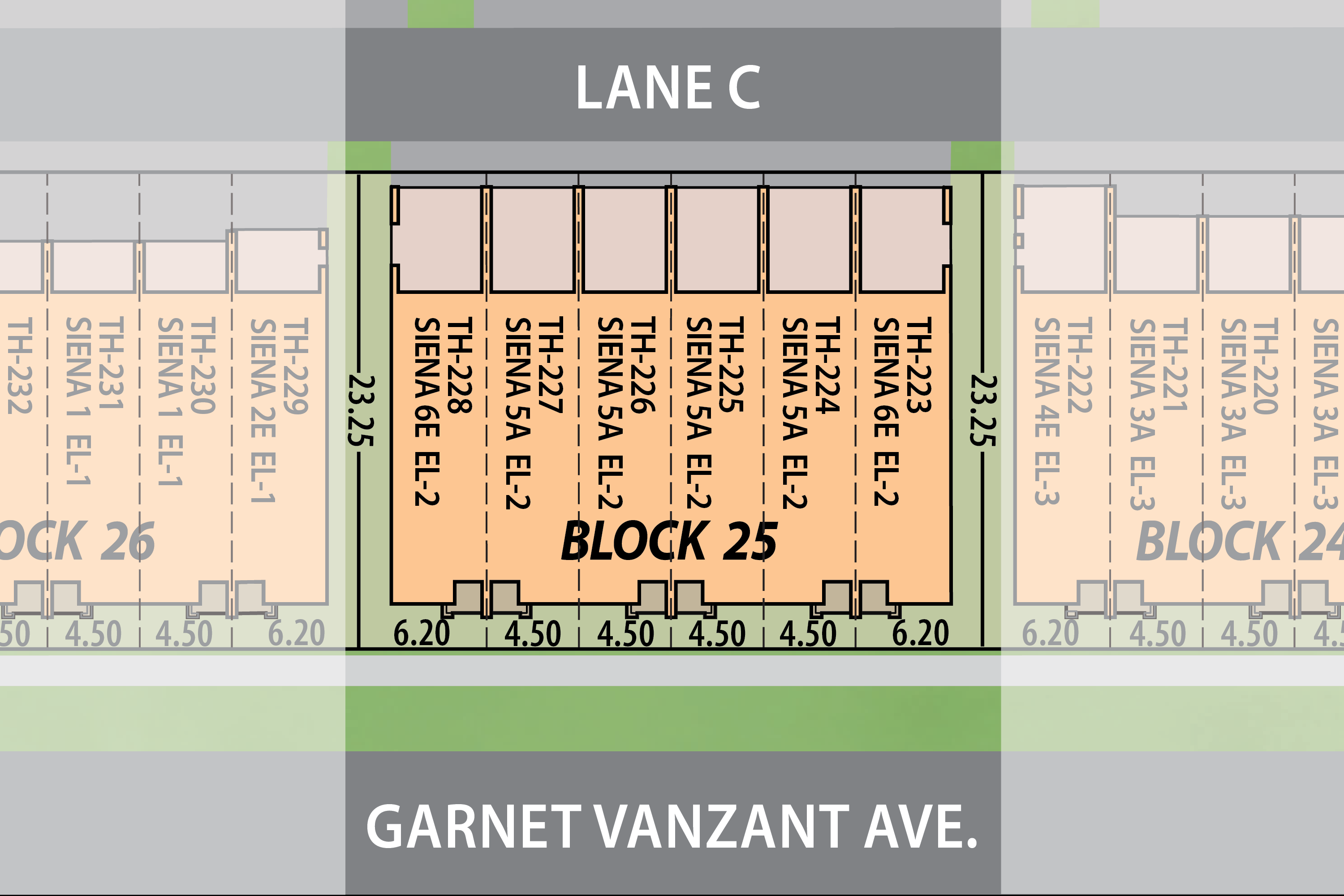 Siena 2E Elev. 3 block availability