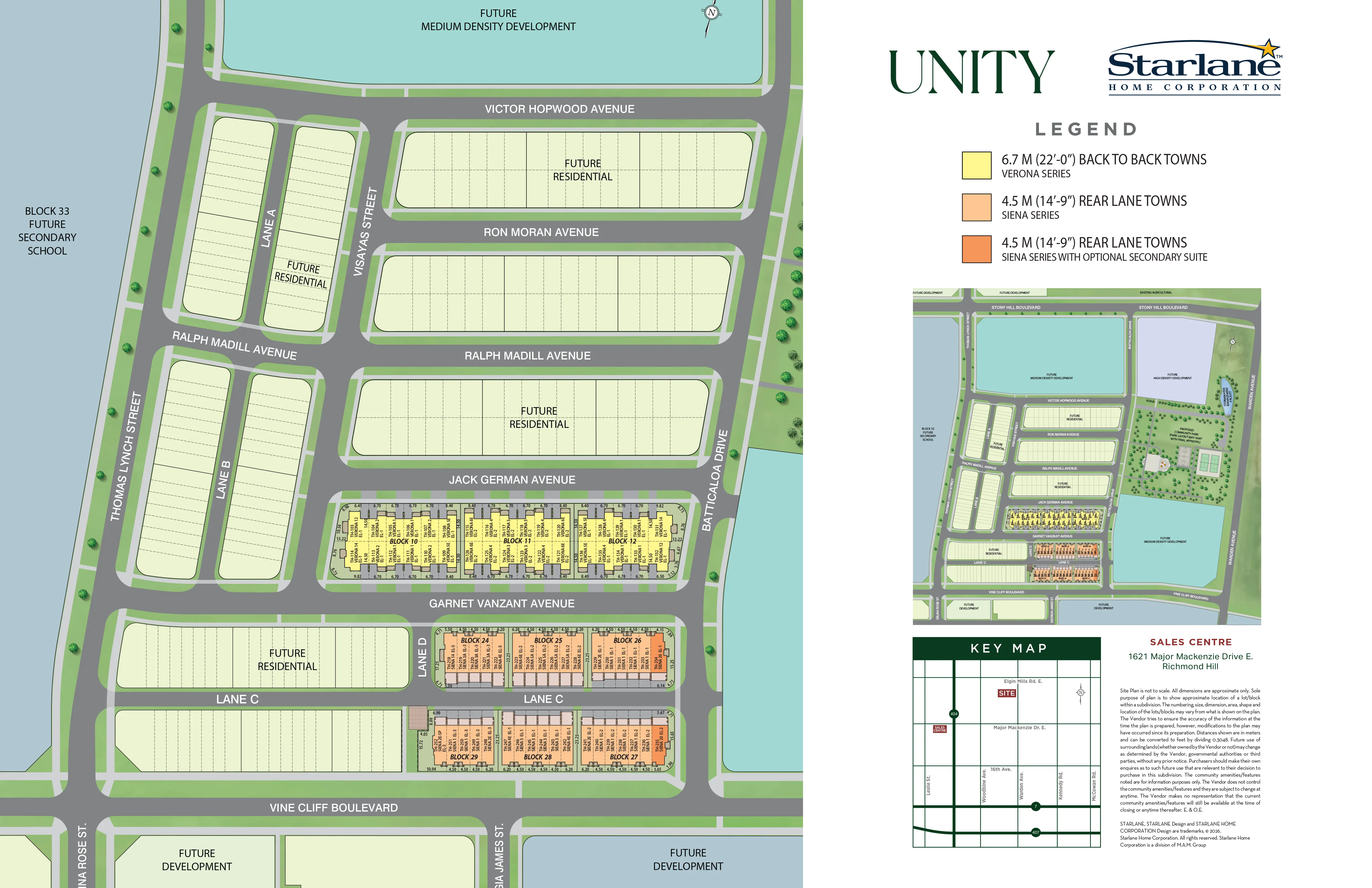 Unity Site Plan